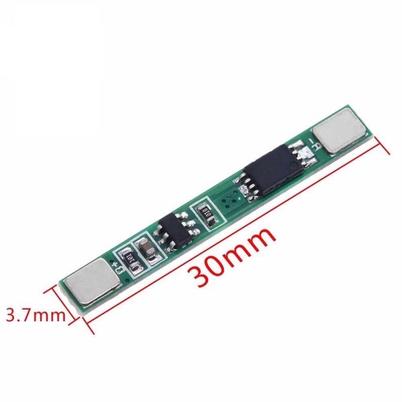 Mạch bảo vệ 1S 3.7V 3A BMS PCM cho pin lithium 18650