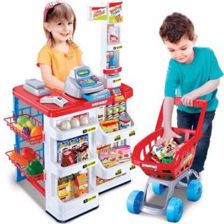 Bộ đồ chơi siêu thị kèm xe đẩy siêu thị 668-05