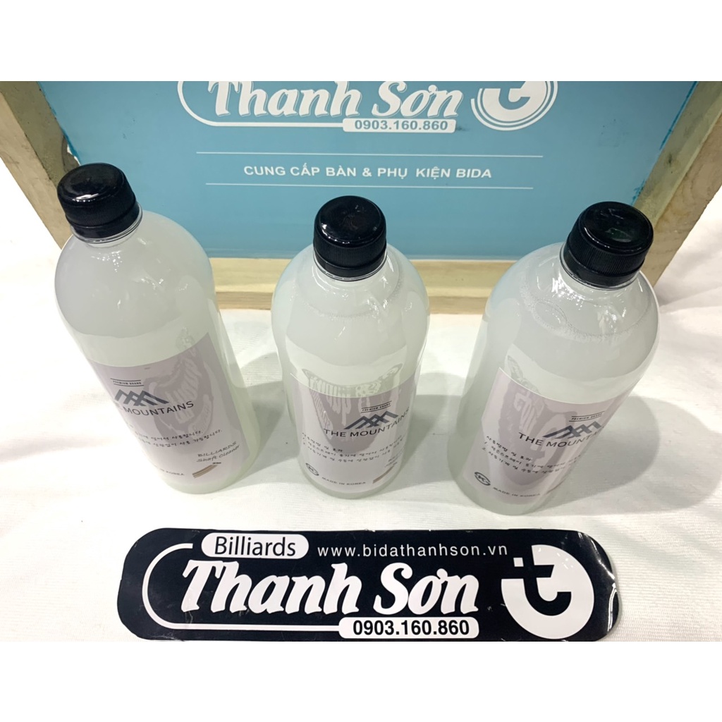 Nước lau Bi, Lau vải ,Lau ngọn cơ, Nhập khẩu Hàn QuôcTHE MOUNTAINS( chai 1l)
