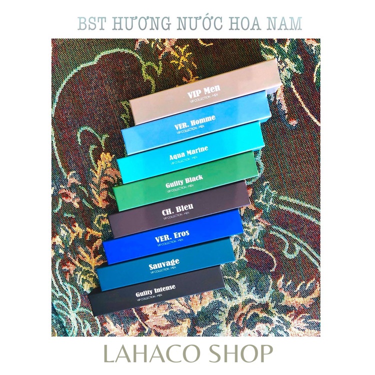 Tinh dầu nước hoa nam chính hãng giá rẻ thơm lâu mini Sexy Men dầu thơm Pháp Lahaco Shop
