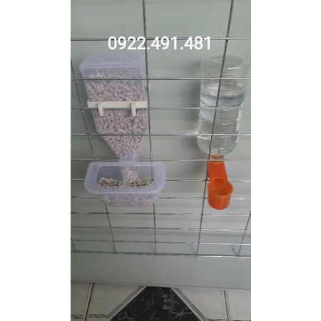 36k/bộ máng ăn đôi và máng uống cho gà,bồ câu, chim       .