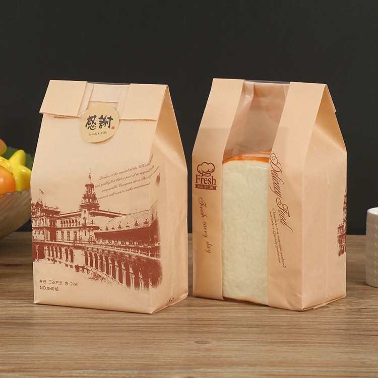 50 CÁI TÚI ĐỰNG BÁNH MÌ HOA CÚC 31*12*9cm