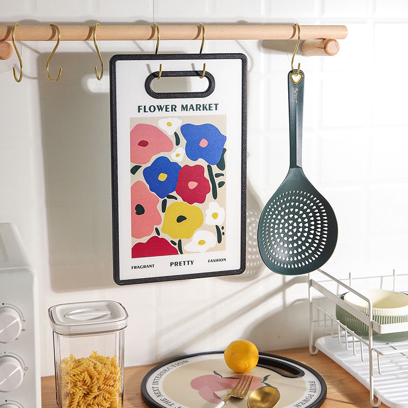 Thớt Cắt Thực Phẩm Bằng Nhựa Hai Mặt Tiện Dụng Cho Nhà Bếp