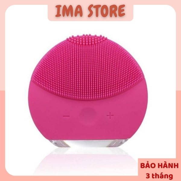 Máy rửa mặt mini FOREVER cầm tay nhỏ gọn, máy massage IMA nội địa trung đầu cọ silicon làm sạch sâu da