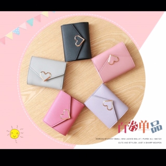 Ví nữ ngắn trái tim