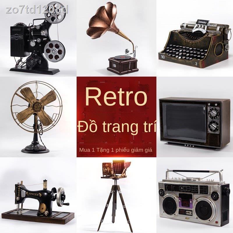 ✘♘♙Vật thể R cũ hoài cổ trong những năm 1950 và 1960 máy quay đĩa điển Mô hình TV phim Đạo cụ trang trí