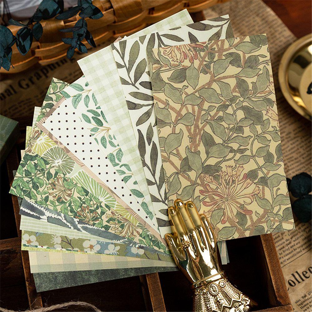 PINEVN Set 60 Tấm Giấy Dán Tường Trang Trí Phong Cách Vintage