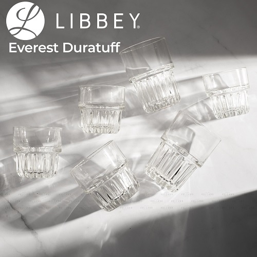 Volcano Ly thủy tinh cường lực cà phê Libbey Everest Duratuff