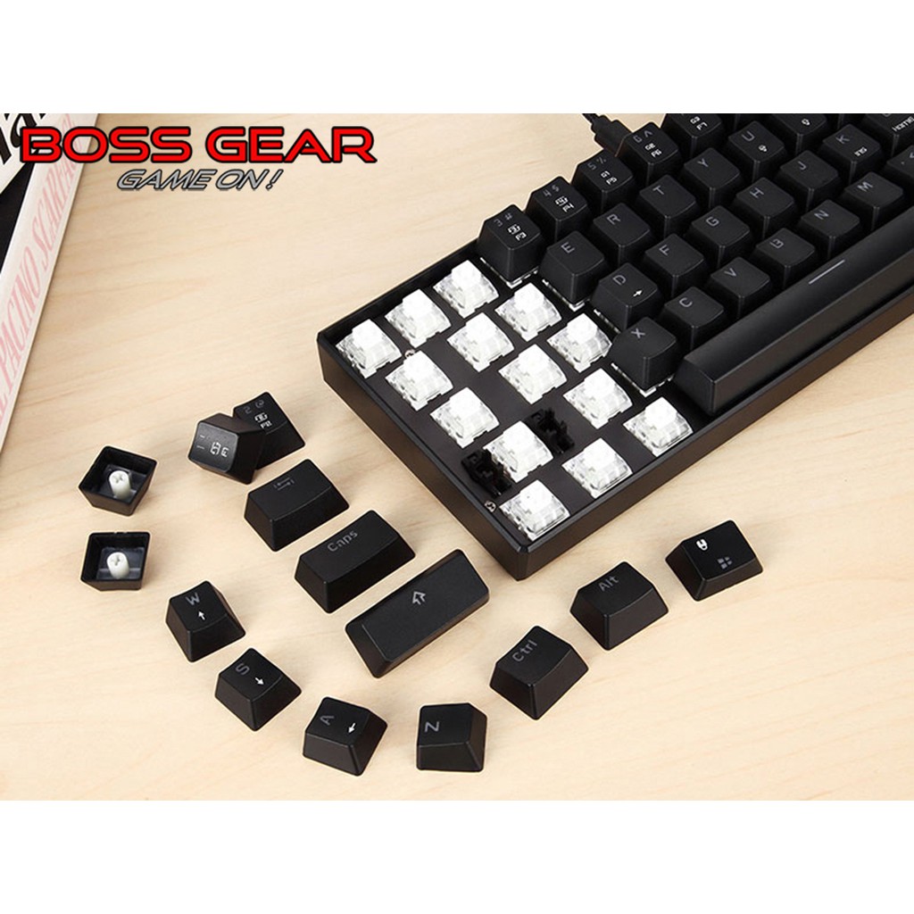 [Mã SKAMPUSHA7 giảm 8% đơn 250k]Bàn phím cơ 60 Motospeed CK61 RGB ( Kailh Box SwitchLED RGBDây cáp rời )