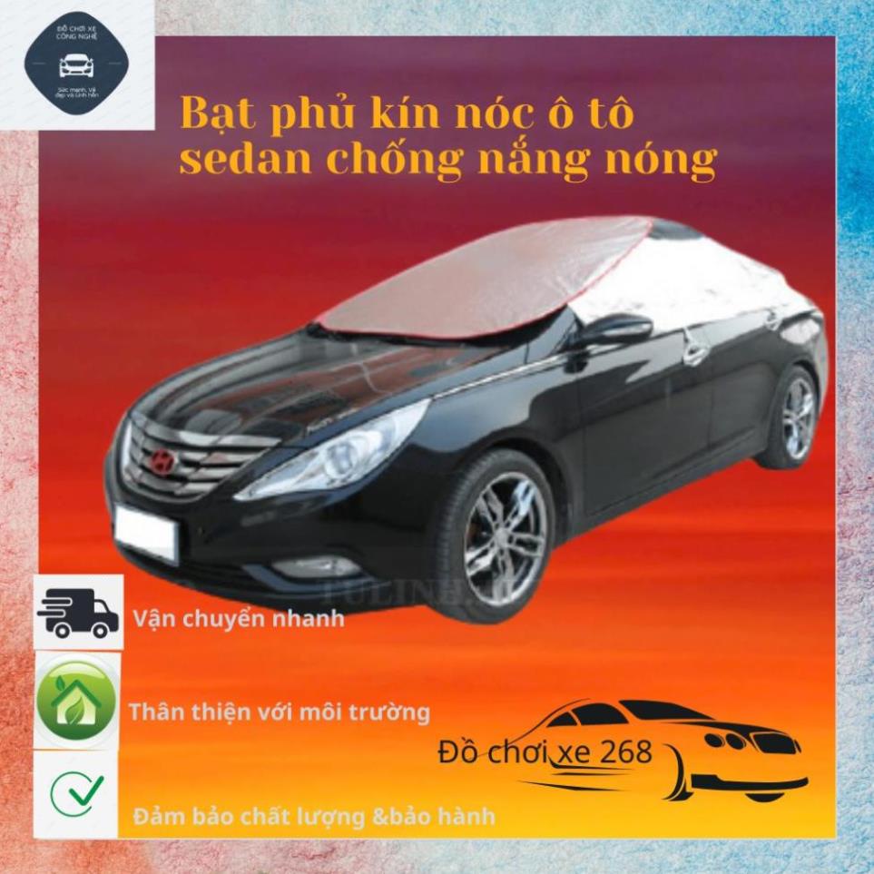 Bạt phủ kín nóc ô tô sedan chống nắng nóng hiệu quả