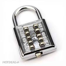 Khóa số an toàn PADLOCK (Giao màu ngẫu nhiên)