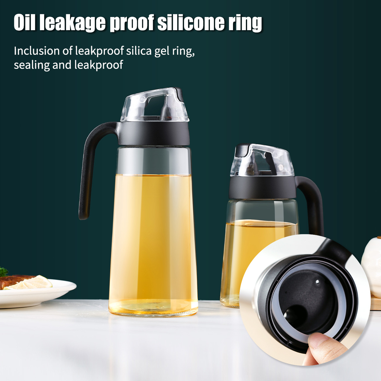 Bình Đựng Dầu Shepherd Bằng Thủy Tinh Niêm Phong Kín Dung Tích Lớn Mở Tự Động | BigBuy360 - bigbuy360.vn