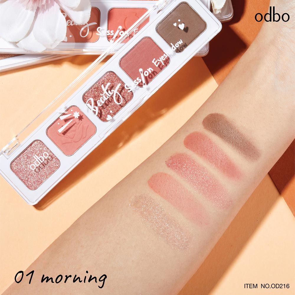 Bảng Phấn Mắt 5 Ô Odbo Beauty Session Eyeshadow OD216