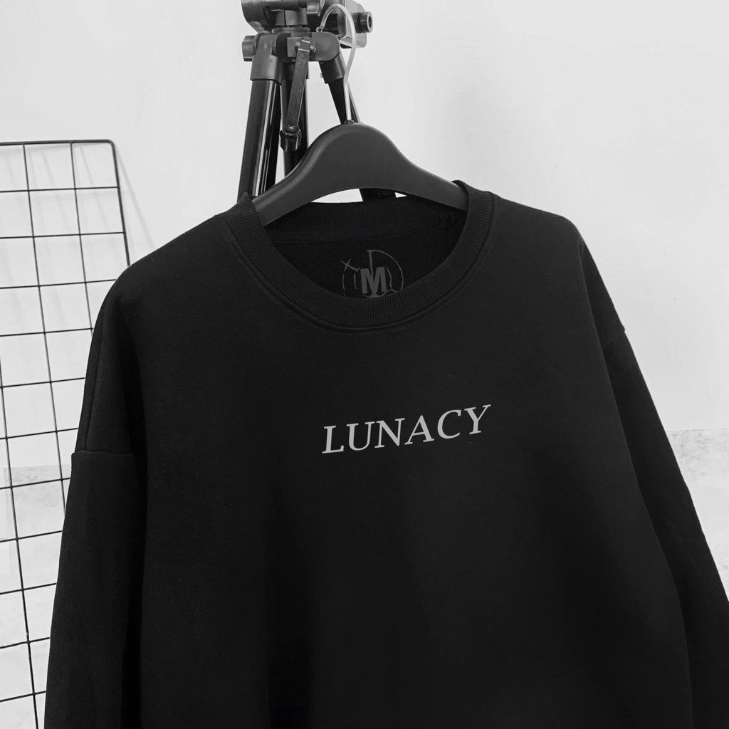 Áo Khoác Sweater Nỉ Form Rộng Lunacy In Dạ Quang Unisex Nam Nữ Ulzzang | BigBuy360 - bigbuy360.vn
