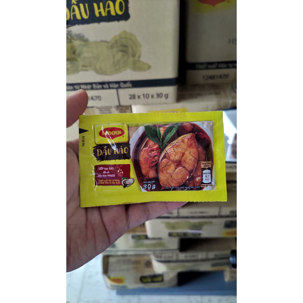 [Mã 77FMCGSALE1 giảm 10% đơn 250K] Dầu Hào Maggi Đậm Đặc - Túi 30G