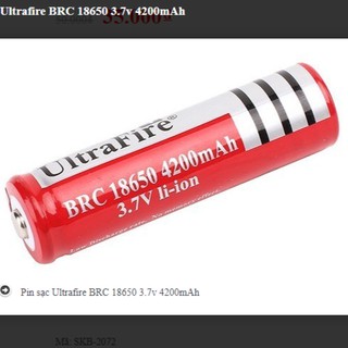Pin sạc Ultrafire BRC 18650 3.7v
