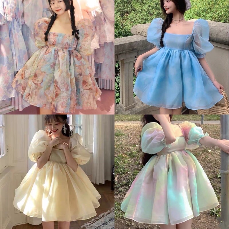 ĐẦM BABYDOLL ULZZANG XOÈ KIỂU DÁNG CÔNG CHÚA 225