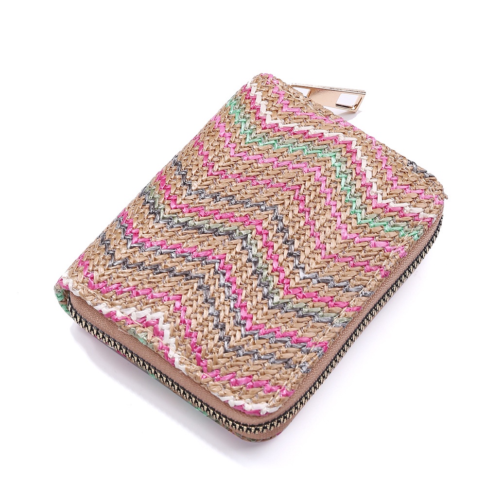 Ví Đan Rơm Mini Kiểu Dáng Ngọt Ngào Xinh Xắn Cho Nữ