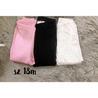 set quần legging lót lông bé gái