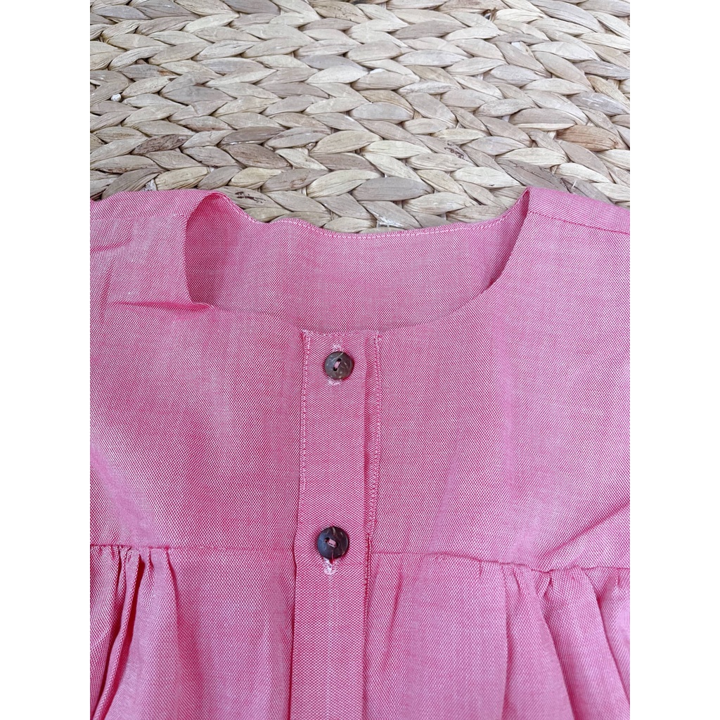 Đầm Babydoll Tay Ngắn Nhiều Màu Sắc Cho Bé Gái 9kg-46kg Sora Chan - M120,M121,M122