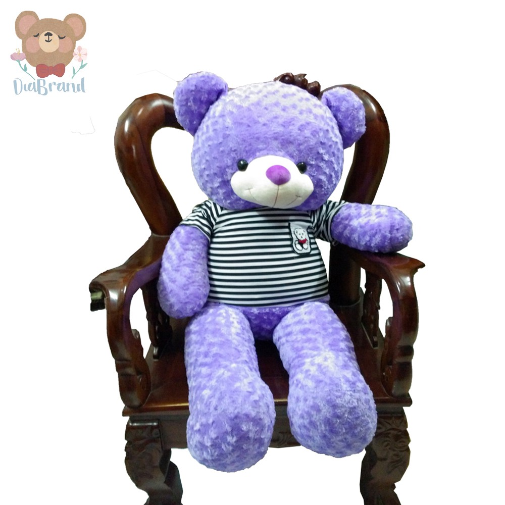 Gấu Bông Teddy Cao Cấp Áo Thun Khổ Vải 1m2 Cao 1M (NHIỀU MÀU) [ DIABRAND ]