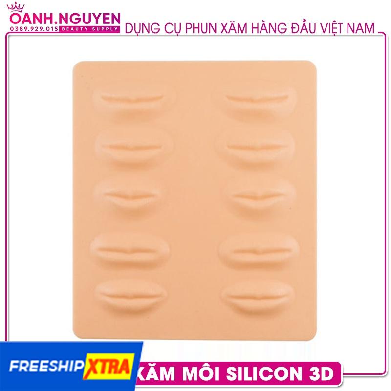 Da Tập Xăm Môi Silicon 3D Loại Đẹp