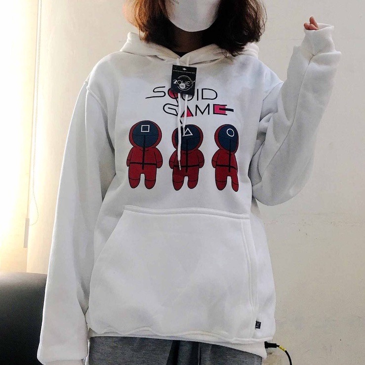 [HOTTREND] Áo Squid Game Trò Chơi Con Mực - Áo Hoodie Squid Game Form Dáng Rộng Nam Nữ