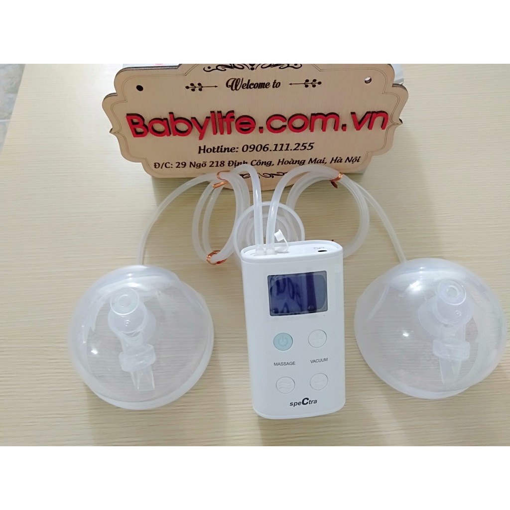 Combo Máy hút sữa Spectra 9plus &amp; handsfree cup