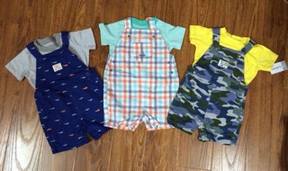 Set yếm kèm áo carter's cho bé