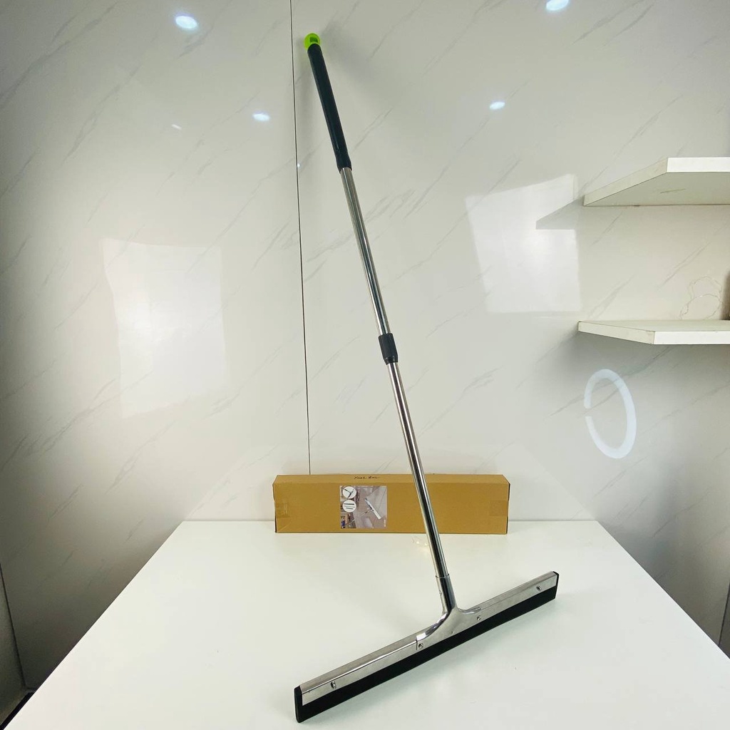 Cây chổi gạt đẩy nước sàn nhà Bản dầy cán Inox đa năng dùng trong gia đình