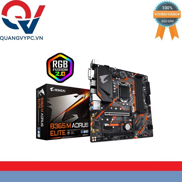 [Mã ELMS05 giảm 5% đơn 300k]Bo mạch chủ Gigabyte B365M Aorus Elite ( LGA 1151v2 ) | BigBuy360 - bigbuy360.vn