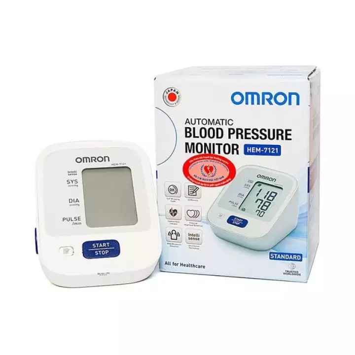 Máy đo huyết áp bắp tay Omron 7121 ( Bảo hành 5 năm ) chính hãng