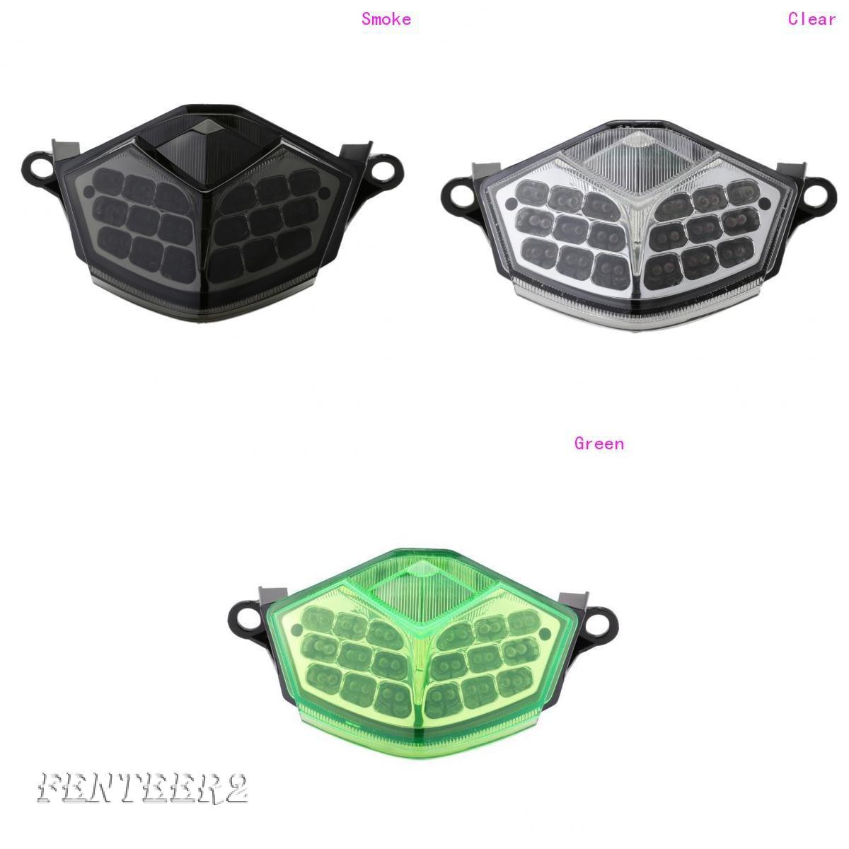 (Fenteer2 3c) Đèn Led Đuôi Xe Cho Kawasaki Zx6R 09-12 Zx10R 08-10