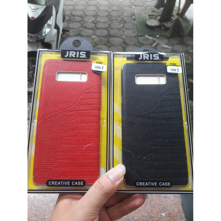 ốp lưng giả da cao cấp cho samsung galaxy note8