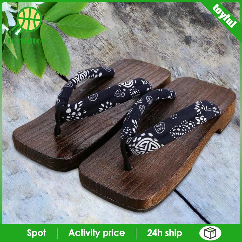 Guốc Gỗ Thoải Mái Phong Cách Nhật Bản Cho Nam Và Nữ # 40