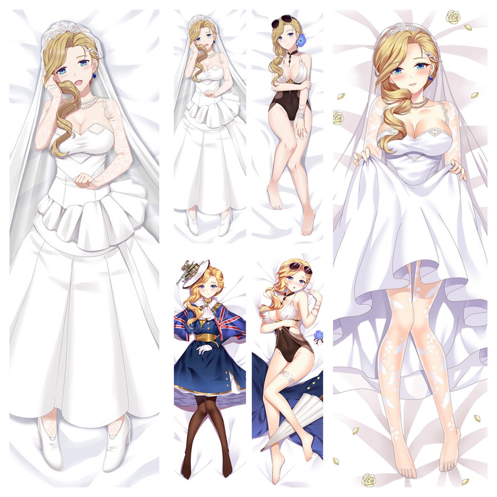 Azur Lane Anime Trò Chơi Dakimakura HMS Hood Vỏ Gối DIY Tùy Chỉnh Đệm Gối Nhà Chăn Ga Gối