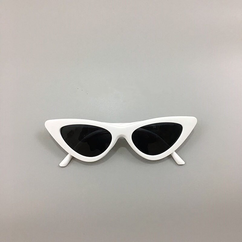 Kính râm nữ thời trang mắt xếch sang chảnh trẻ trung chống tia Uv cực tốt- MÈO TRẮNG