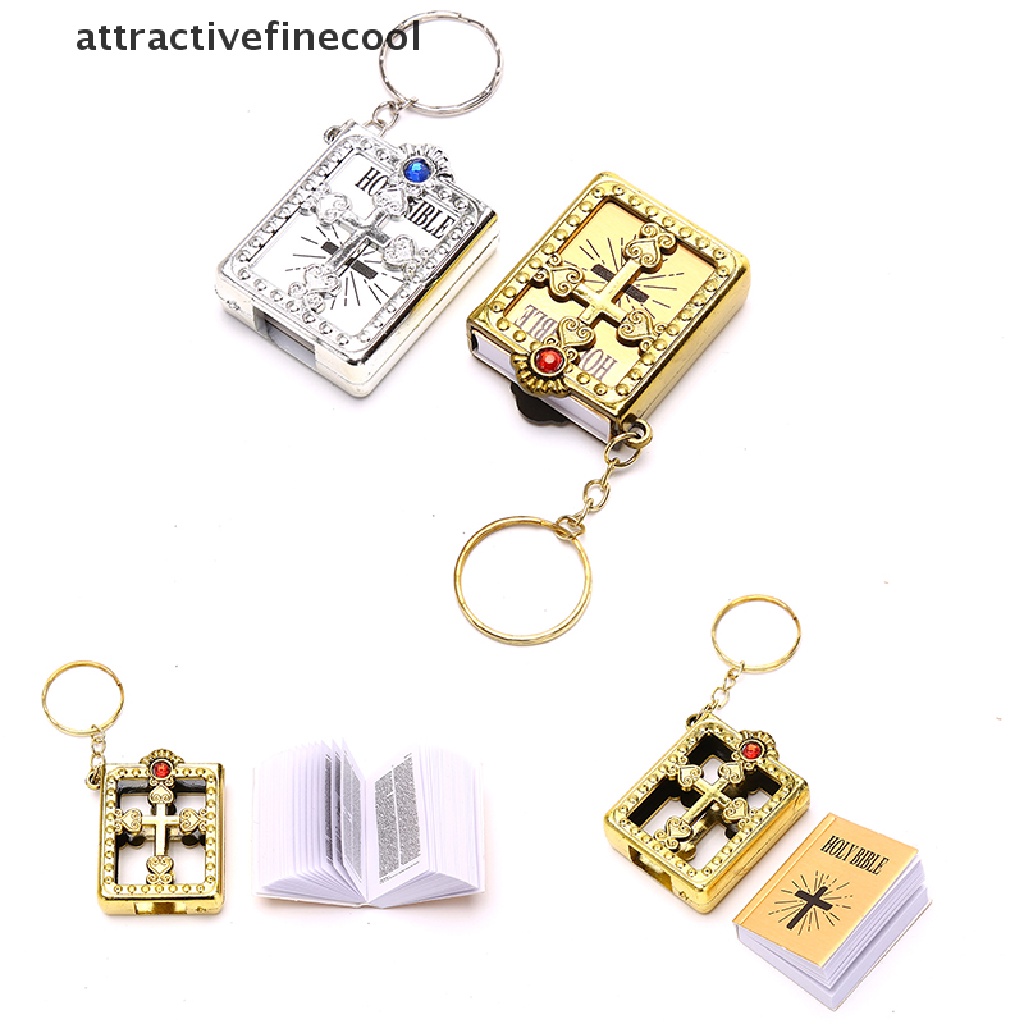 Móc Khóa Hình Quyển Sách Kinh Thánh Mini Dễ Thương