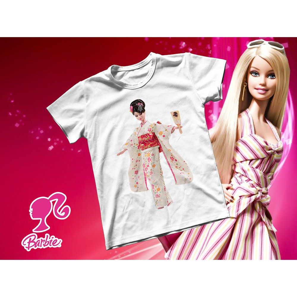 Áo thun Cotton Unisex - Movie - Barbie - Babie kimono