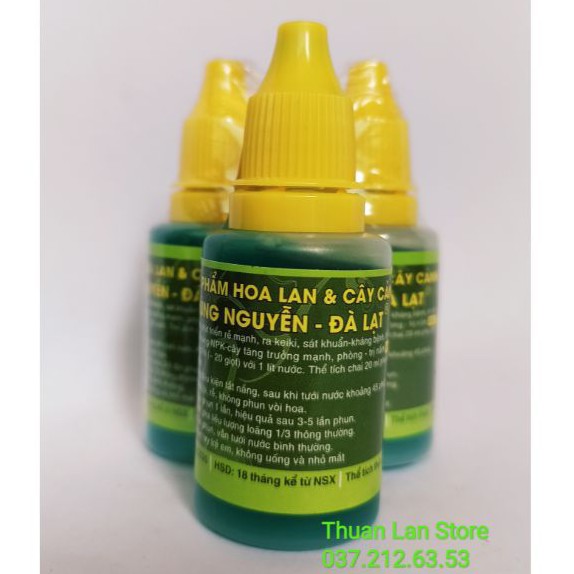  Chế Phẩm Hùng Nguyễn 6in1 - Chế Phẩm Hoa Lan & Cây Cảnh ( lọ 20ml )