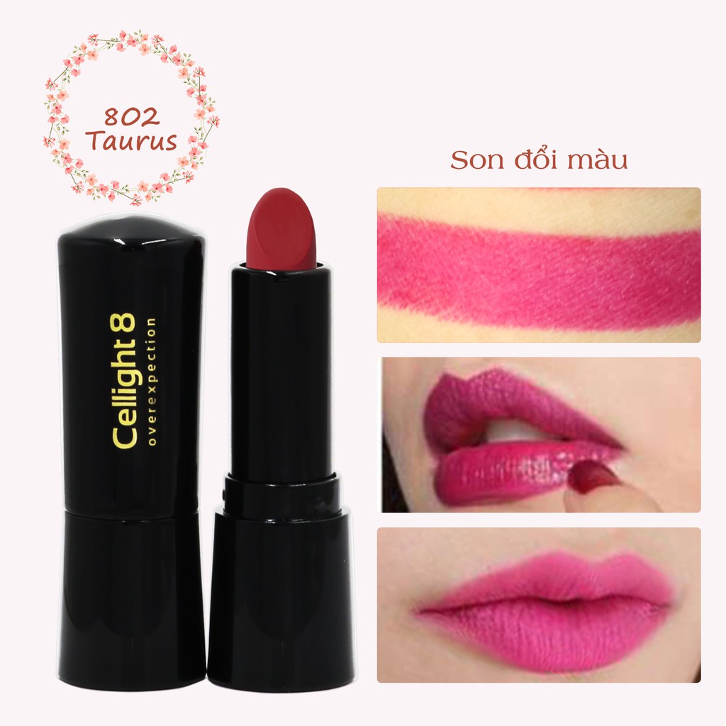 Son mini thiên nhiên không chì Cellight 8 - Fancy Lips Collection 2g | BigBuy360 - bigbuy360.vn