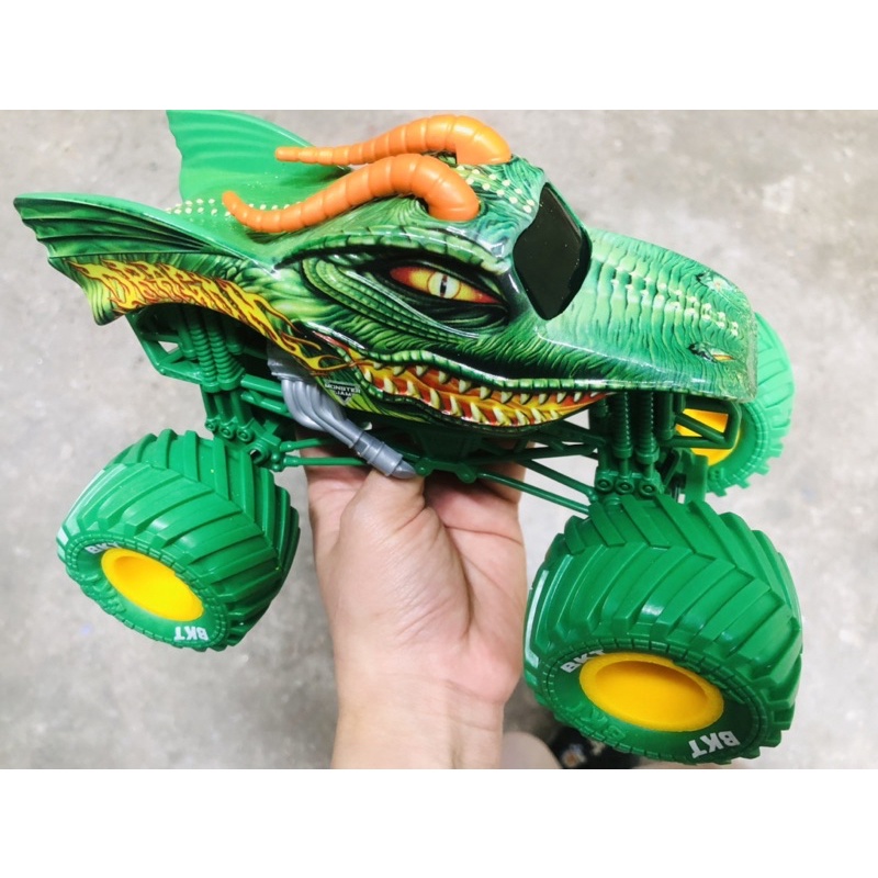 Mô hình xe đua cá sấu Monster Jam cực ngầu ko hộp