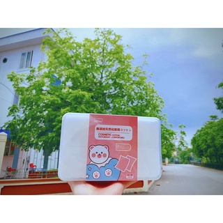 Hộp Bông Tẩy Trang đắp Toner Miniso, Olibear 1000 Miếng – Nhật Bản