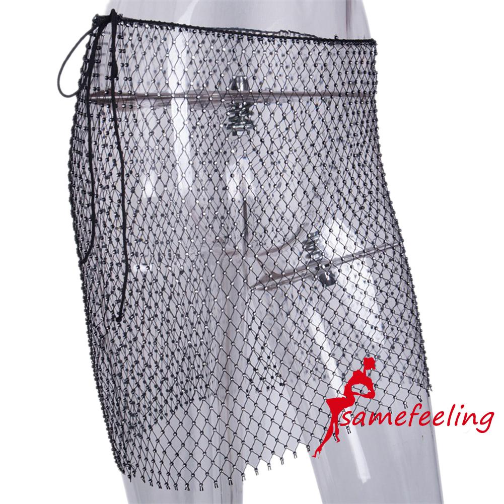 Sf Bộ Đồ Bơi Dạng Lưới Đan Móc Thời Trang Mùa Hè Quyến Rũ Cho Nữ