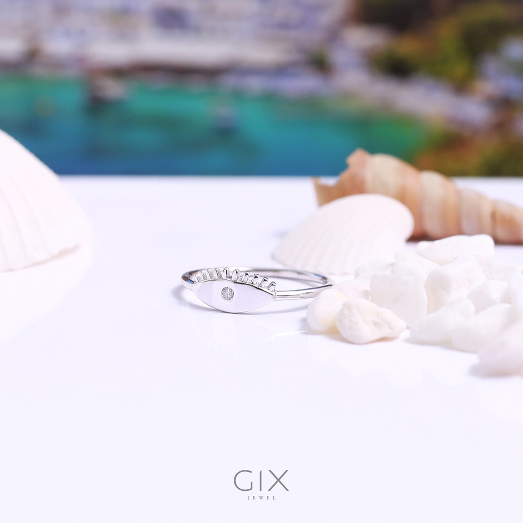 Nhẫn hình con mắt đính đá thời trang cho nữ Gix Jewel SPGN107