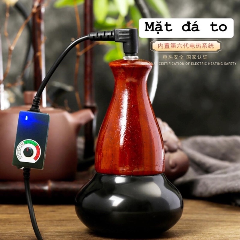 Dụng cụ massage đá nóng dùng điện L1,đá chườm nóng matxa thư giãn giảm đau