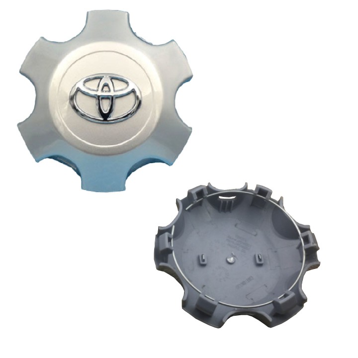 Logo chụp mâm, ốp lazang bánh xe ô tô Toyota Land Cruiser Prado đời 2009, 2010, 2011, 2012, 2013 - Mâm 17 inch