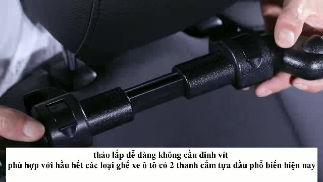 [Không ốc vít] Giá đỡ gối kê ngủ tựa đầu 2 bên gắn xe hơi ô tô có điều chỉnh độ cao thấp cho người lớn và trẻ em | BigBuy360 - bigbuy360.vn