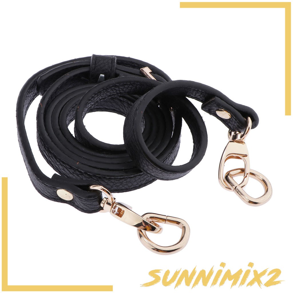 Bộ 2 Khóa Da Màu Đen Bạc Tùy Chỉnh Tiện Dụng Cho Túi Xách Sunnimix2