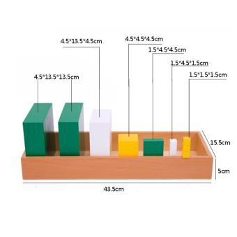 Khối lập phương, pitago Montessori - Power of 3 cube